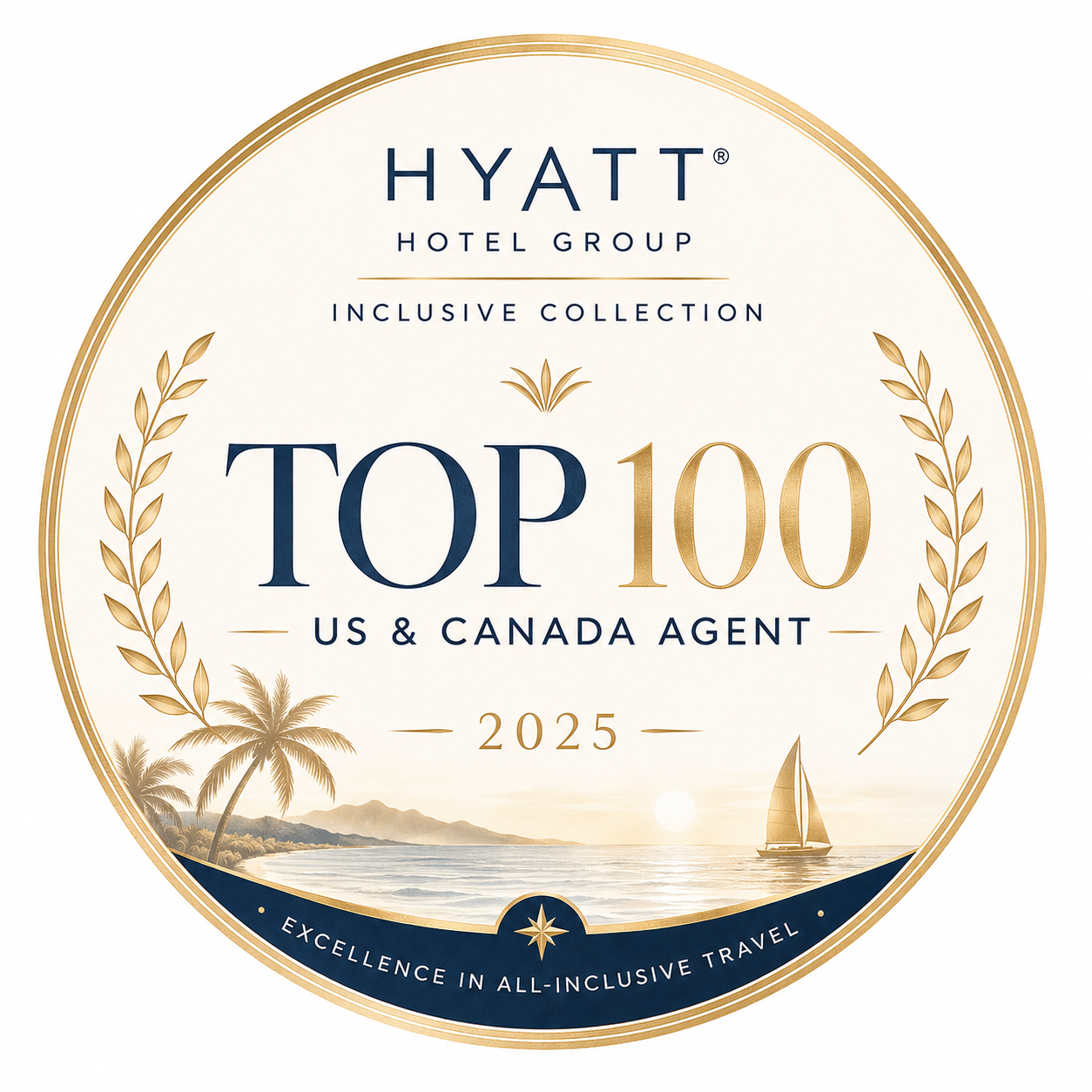 Hyatt Inclusive Collection Top 100 Agent 2025